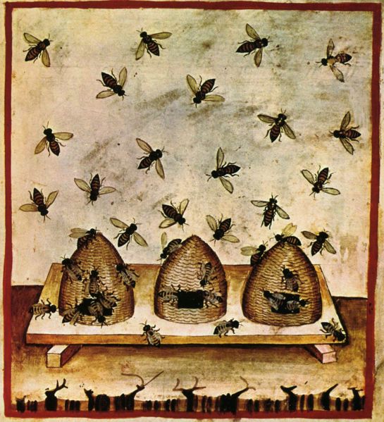 beehives 14th century